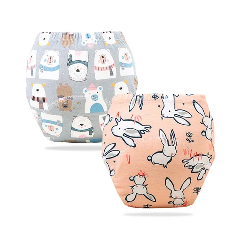 Bembika Babies Cotton Potty Training Pants Printed Design Pack 2 Medium Size – Multicolor