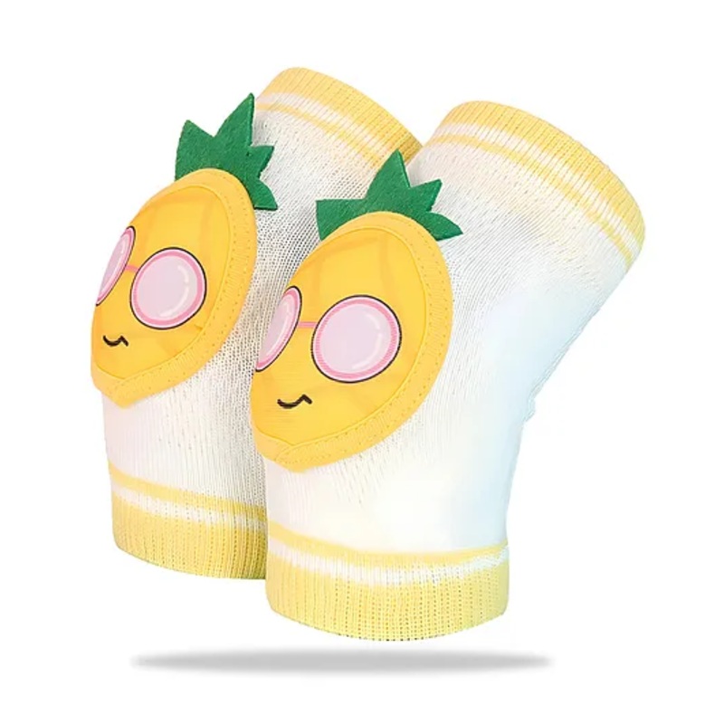 Bembika Baby Kneepad for Crawling – Pineapple White
