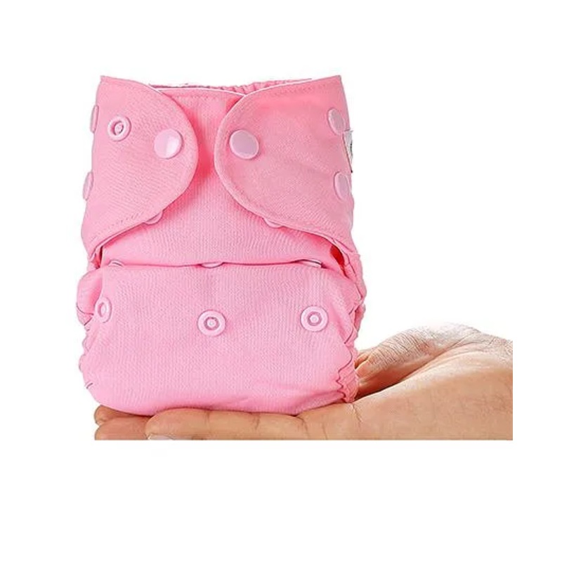 Bumberry Newborn Diaper Cover With One Bamboo Insert – Pink