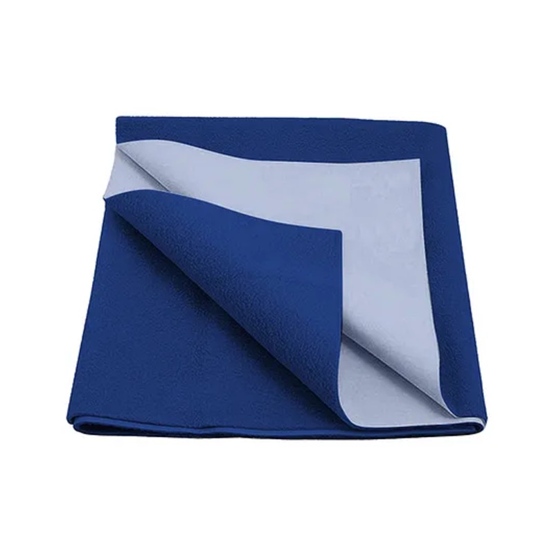 Kritiu Small Size Bed Protector Mat Dry Sheet – Blue