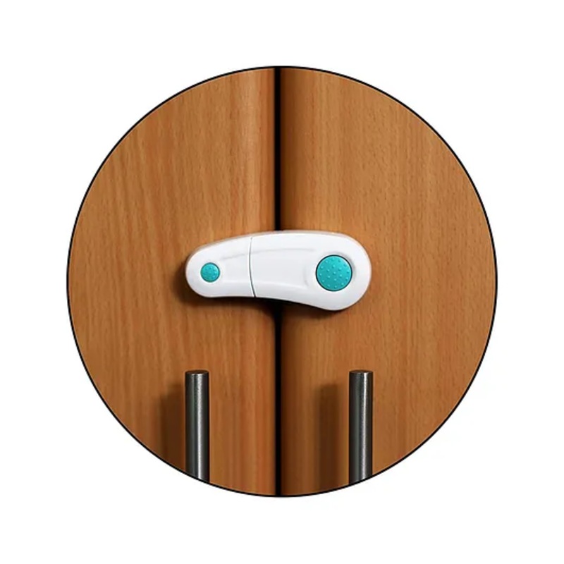 Safe-O-Kid Child Safety Cabinet Lock  – Blue