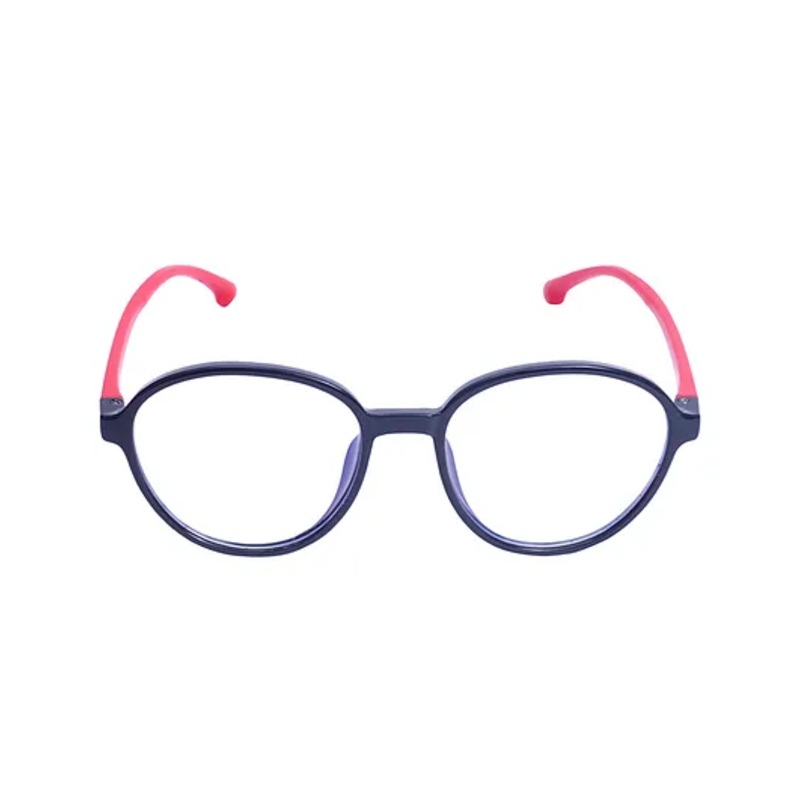 Spiky Silica Gel Oval Blue Block Frame – Black