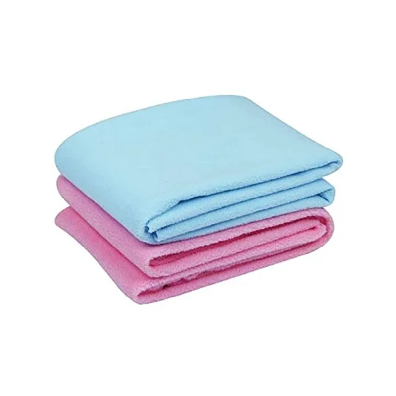 Elementary Smart Dry Waterproof Small Bed Protector Sheet Pack of 2 – Blue & Pink