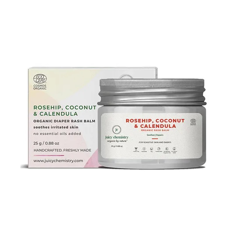 Juicy Chemistry Organic Coconut & Calendula Rash Balm – 25 gm
