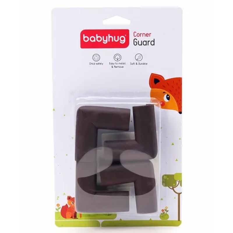 Babyhug Corner Edge Protector Pack Of 4 – Brown