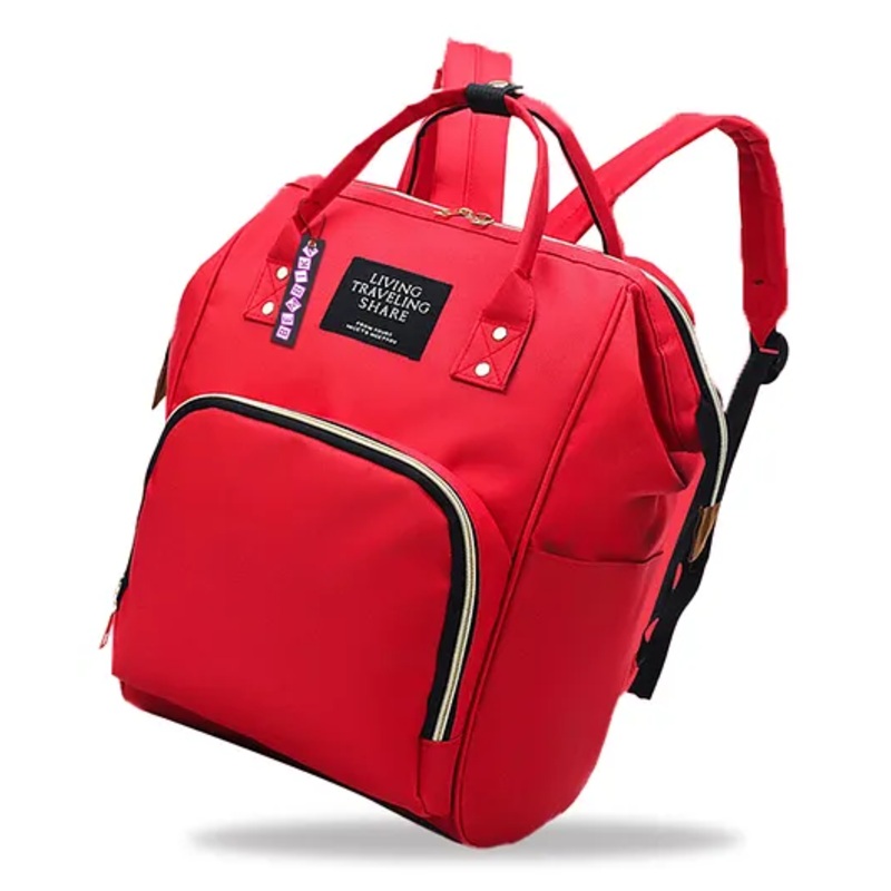 Bembika Premium Diaper Bag Backpack – Red