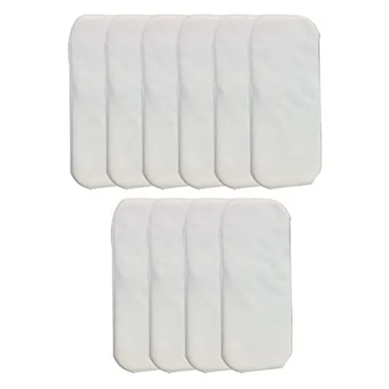 Chinmay Kids Baby Insert Pads Reusable Soft 5 Layers Inserts For Baby Cloth Diaper High Absorbing Washable Liners Set Of 10 – White