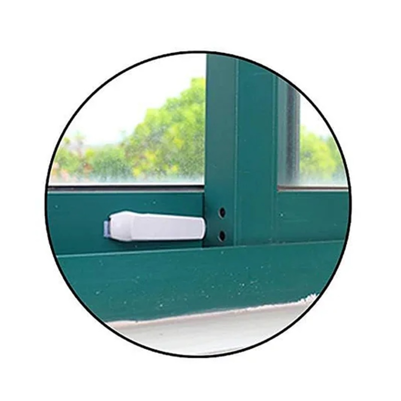 Safe-O-Kid Sleek Childproof Sliding Door & Window Wedge Locks  Pack of 8