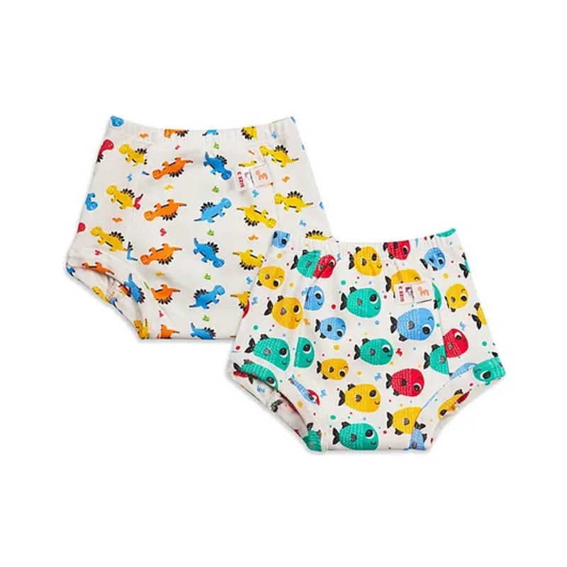 SuperBottoms Padded Underwear for 3-4 Y Babies | Potty Training Pants for Mess-Free Diaper-Free Time | Assorted | Pack of 2(Color & Design May Vary)
