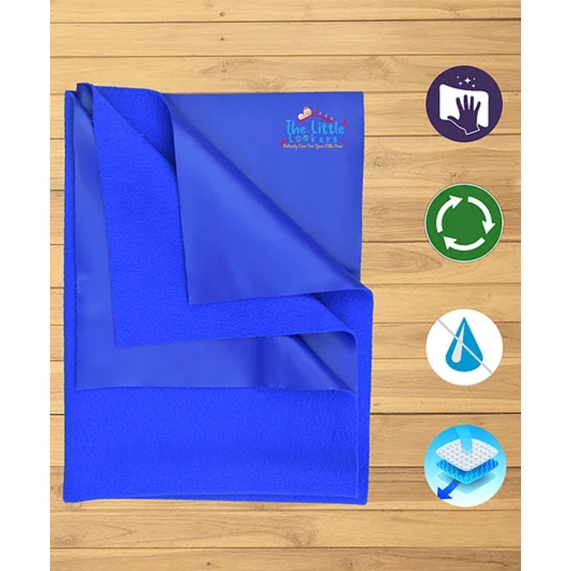 The Little Lookers Baby Dry Sheet Small – Navy Blue
