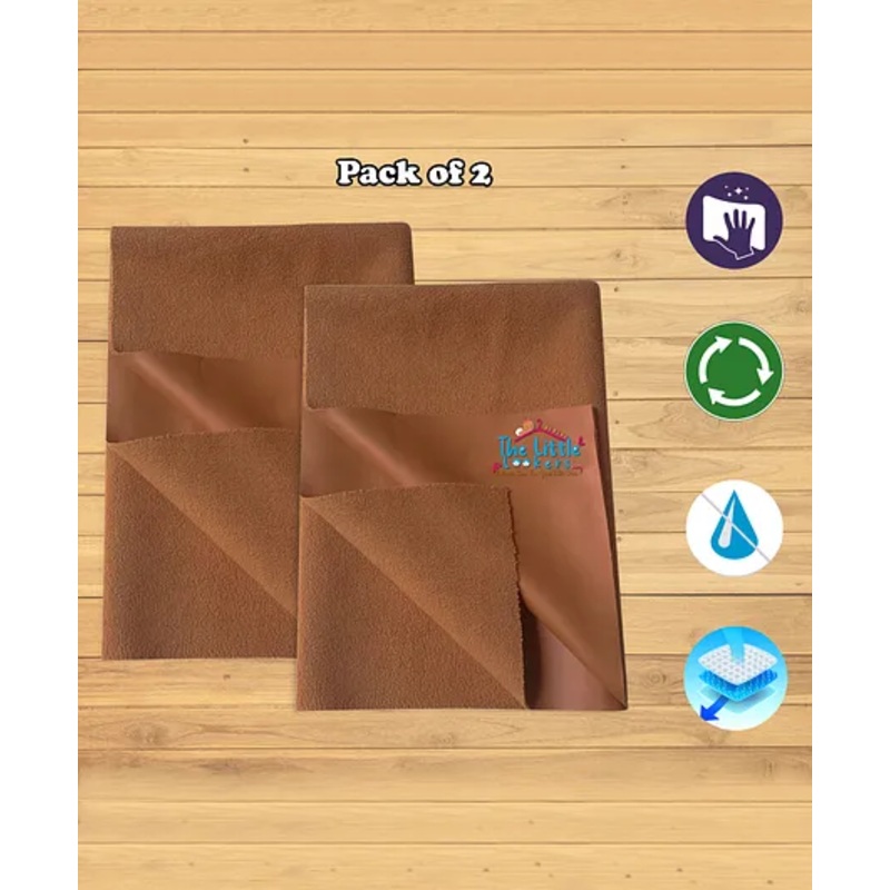 THE LITTLE LOOKERS Quicky Dry Sheets Small – Brown