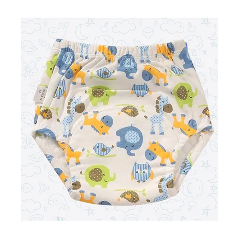 Zikku Potty Training Pants for Baby Pull Up Design Reusable – White