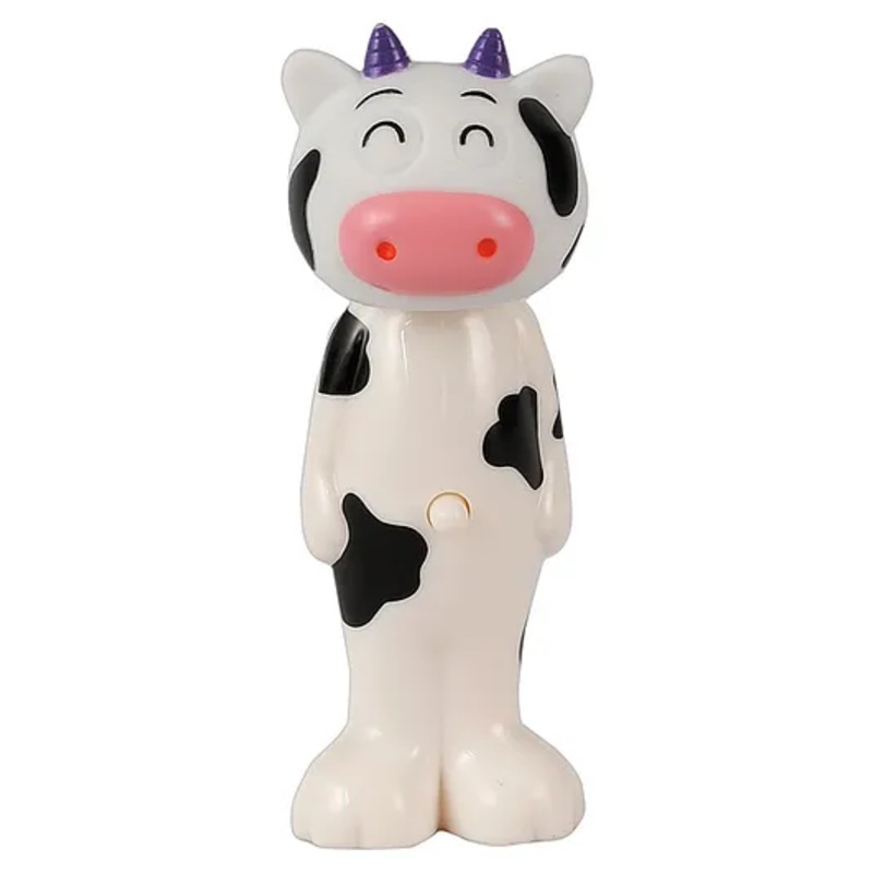 Adore Kids Pop Up Toothbrush with Safety Head Attractive Character – White