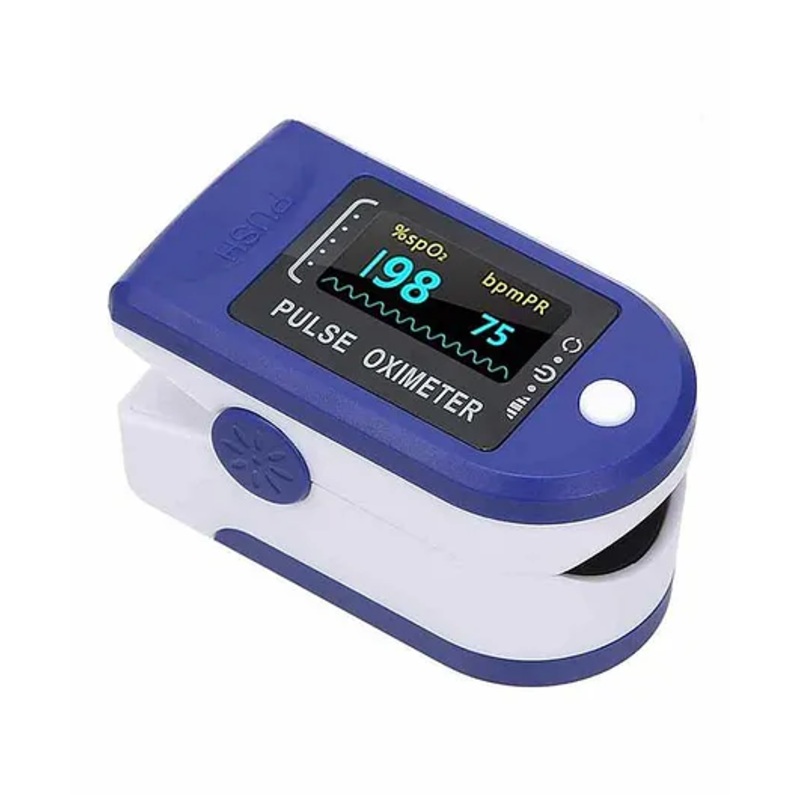 AlphaOxygen Pulse Oximeter with TFT Display – Blue