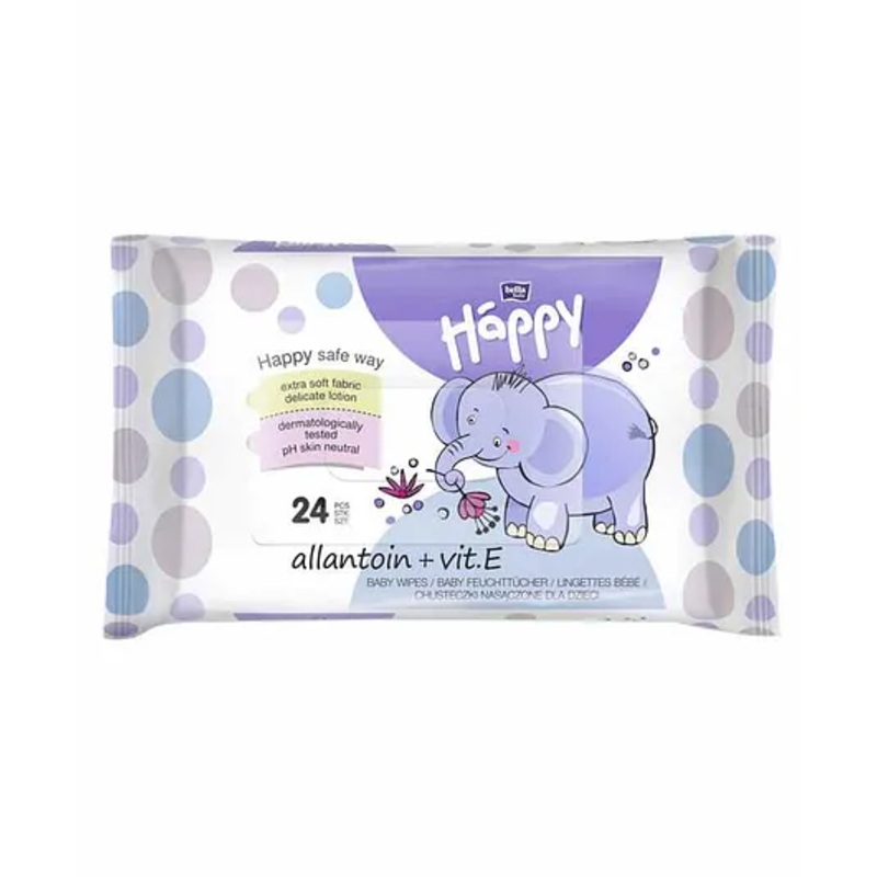 Bella Baby Happy Wet Wipes – 24 Pieces