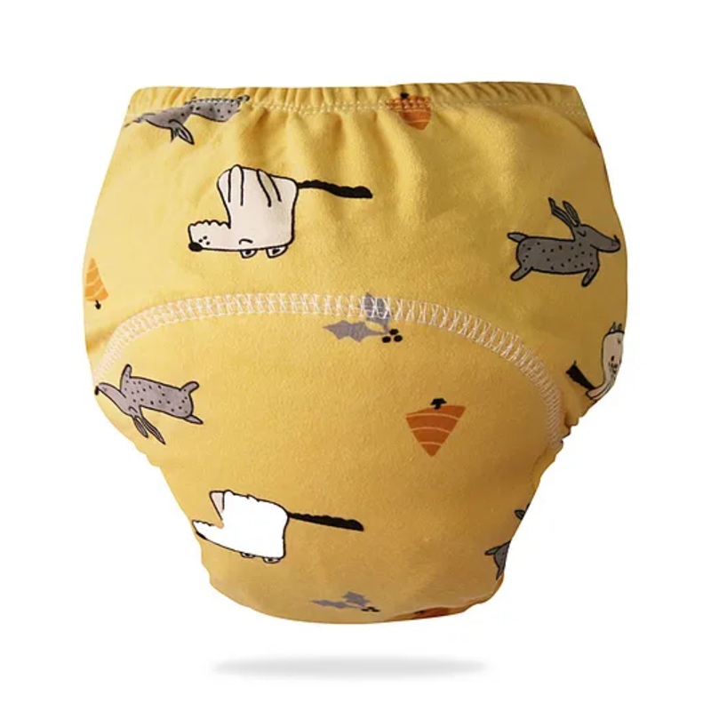 Bembika Babies Cotton Potty Training Pant Animal Print Large – Yellow