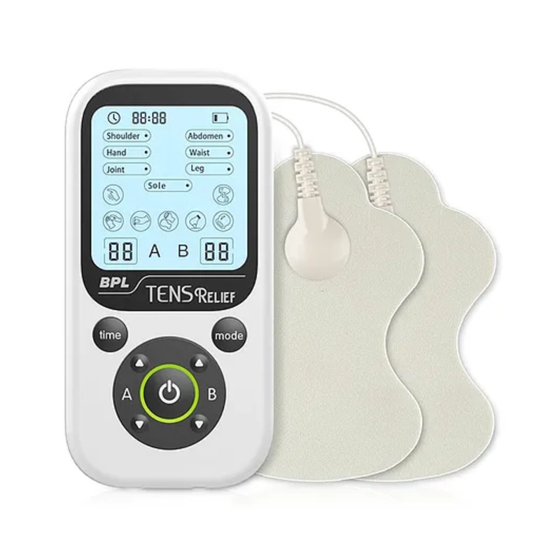 BPL Medical Technologies Electric TENS Massager for Physiotherapy Massager & Nerve Stimulator Device for Full Body Pain Relief Therapy – White