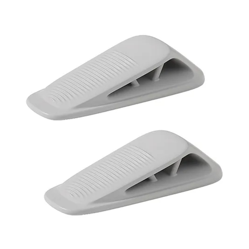 KidDough Door Stopper Wedge for Baby Safety, Non Slip Rubber Door Stoppers with Powerful Gripping, Work on Any Surface, 2 Pieces