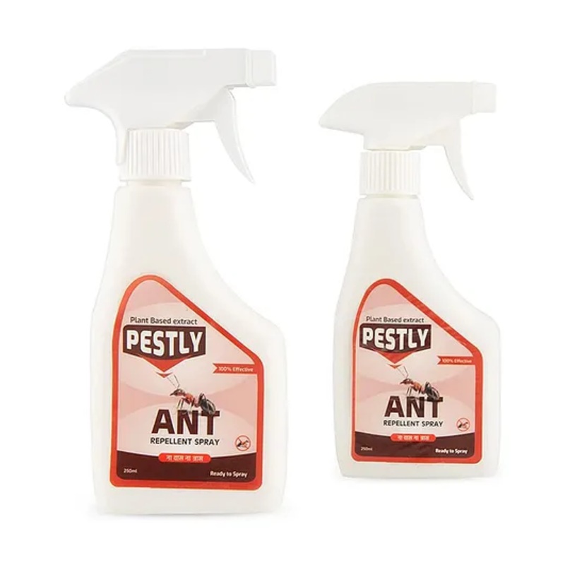 Pestly Herbal Ant Repellent Spray  500ml | Chemical-Free Ant Spray for Home, Kitchen & Car | Red & Black Ant Control | Easy to Use | Safe for Kids & Pets | Long-Lasting Protection