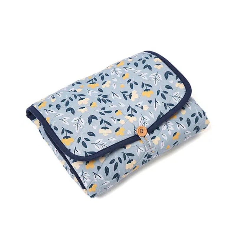 Tidy Sleep Portable and Waterproof Diaper Changing On the go Mat Mom & me Green Flower
