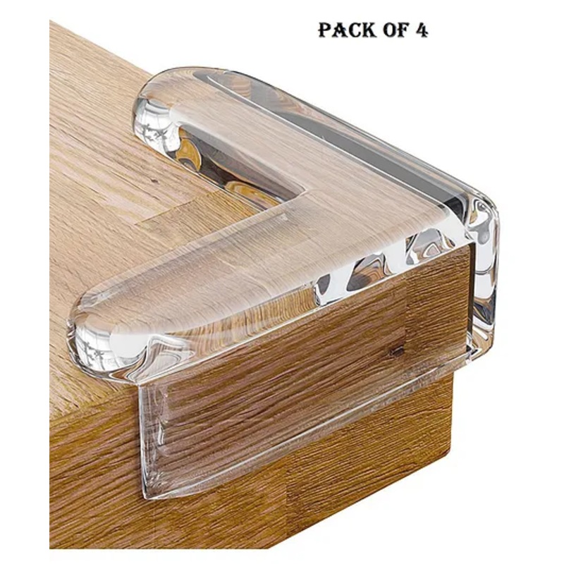 Baby Miniature Transparent Children’s Baby Strip Safety Table Bed Corner Gaurd – 4 Pieces