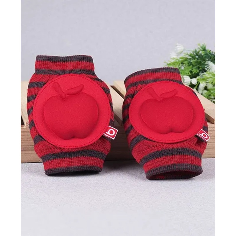 Babyhug Elbow & Knee Protection Pads White and Red (Design May Vary)