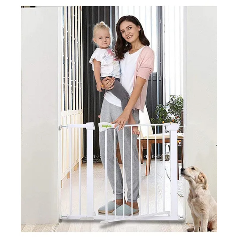 Baybee Auto Close Indoor Safety Gate – White