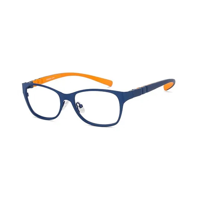 Hooper By Lenskart E10009Ce C1 Blue Block Full Rim Rectangle Computer Glasses – Blue & Orange