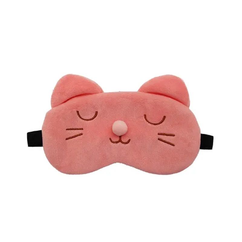 Jenna Fur Cat Pink Cute Sleeping Eye Mask