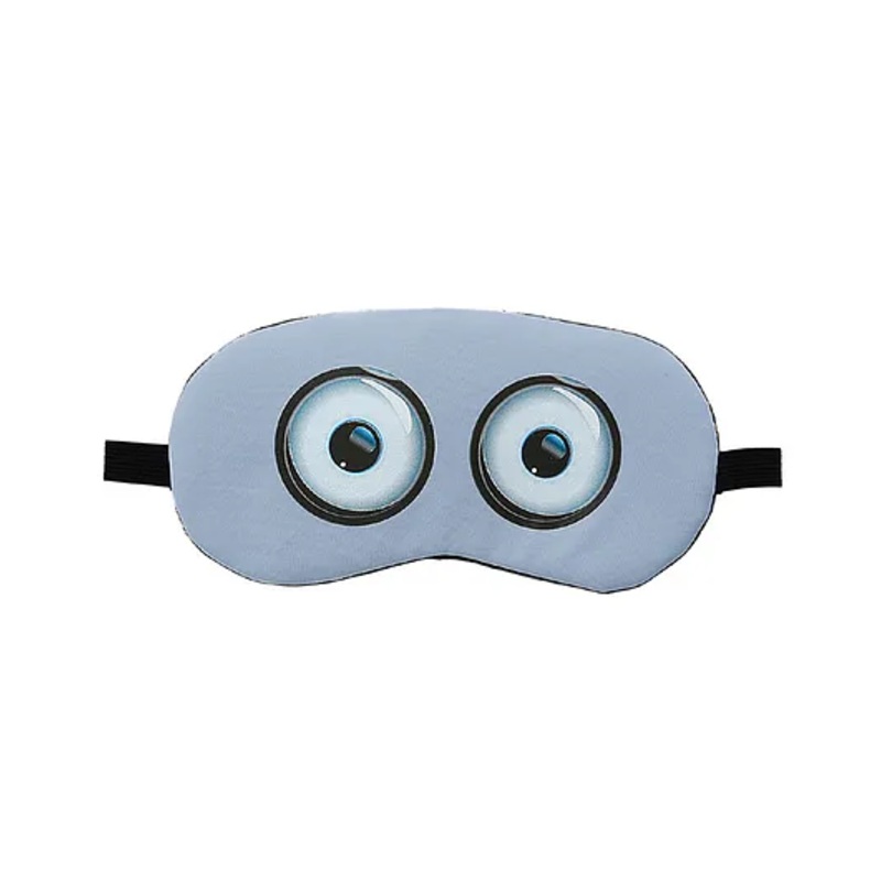 Jenna Round eye Blue Printed Sleeping Eye Mask