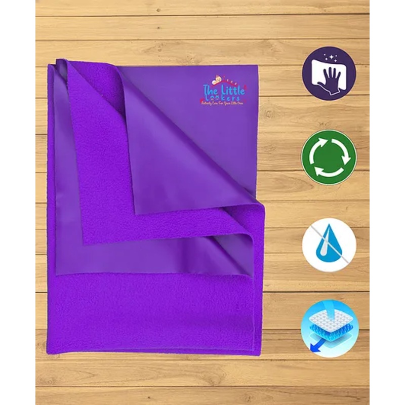 The Little Lookers Baby Dry Sheet Small – Purple