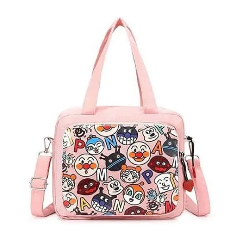 Winnies Diaper Backpack Cum Tote Bag Maternity Bag Cute & Stylish Mother Bag- Baby Pink