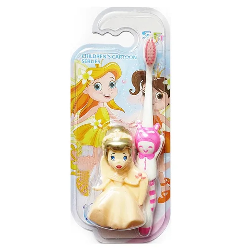 Yunicorn Max YMX 516 Toothbrush With Little Angel Toy (Color May Vary)