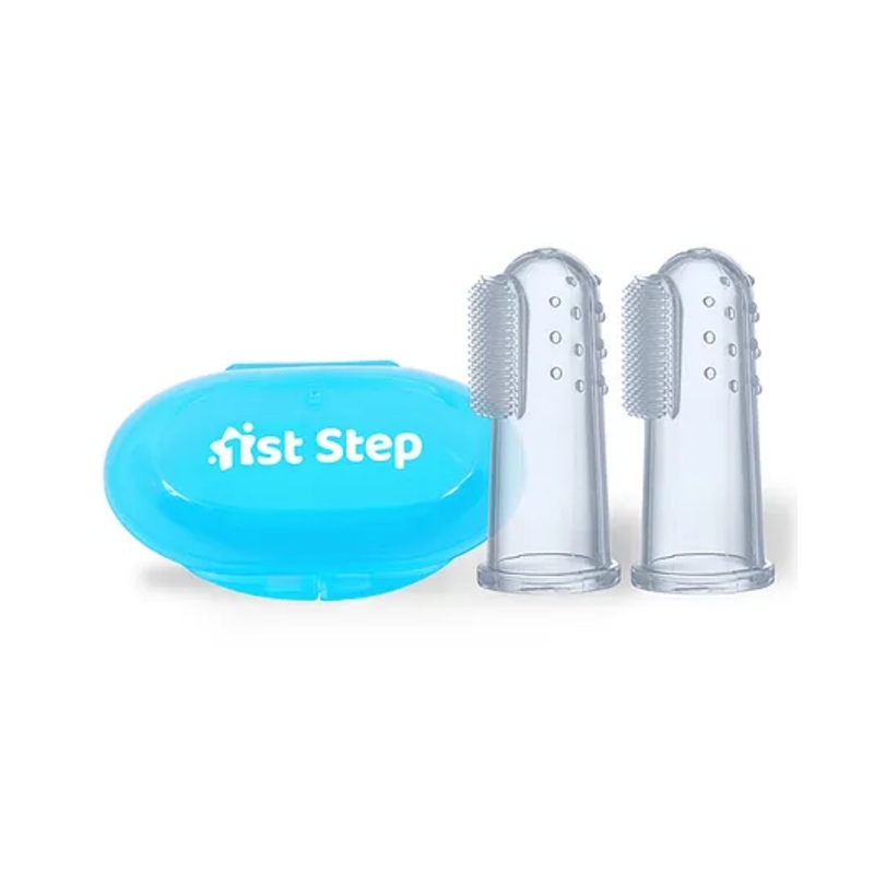 1st Step – Finger Toothbrush With Carry Case