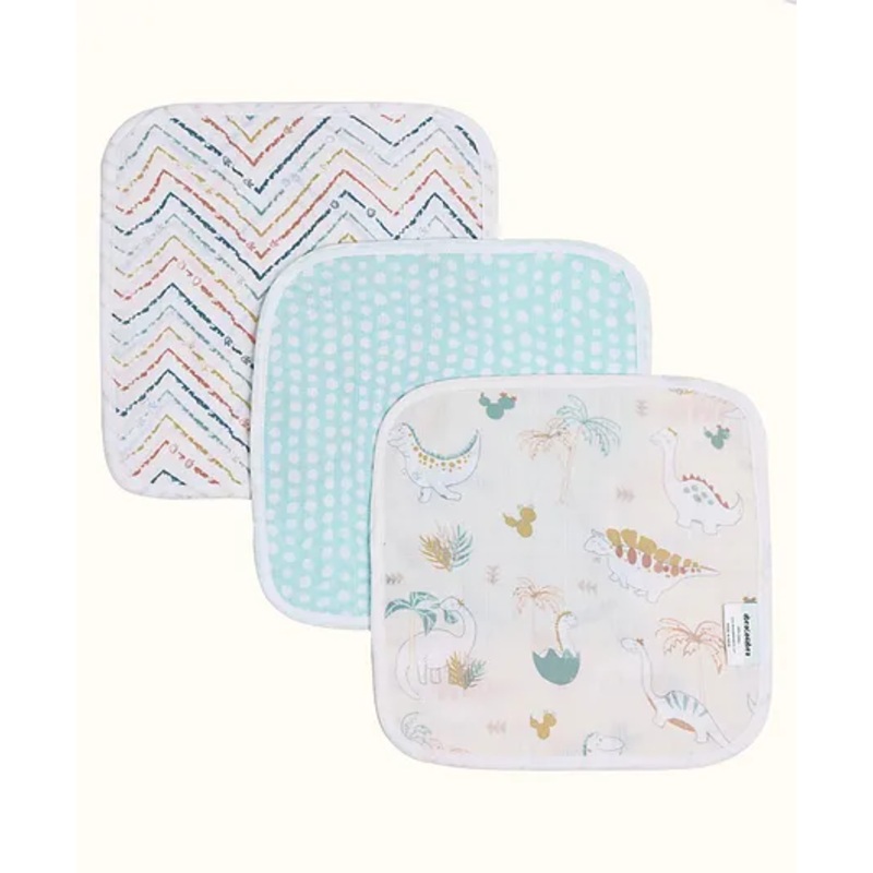 Abracadabra Muslin Wipes – D for Dino