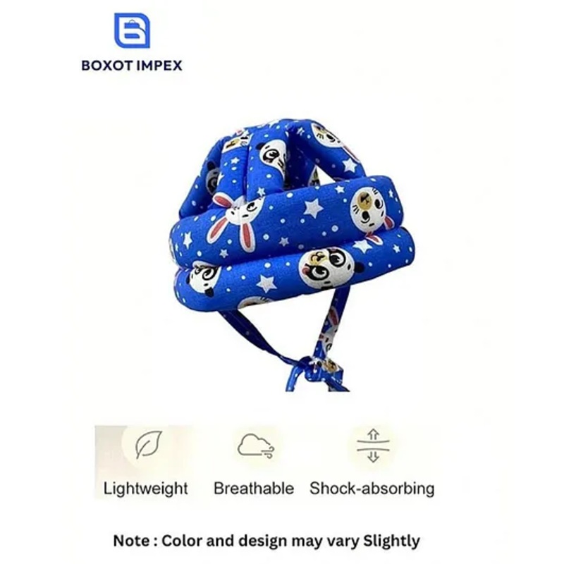 BOXOT IMPEX Adjustable Cushioned Baby Safety Helmet (color may vary)H-14