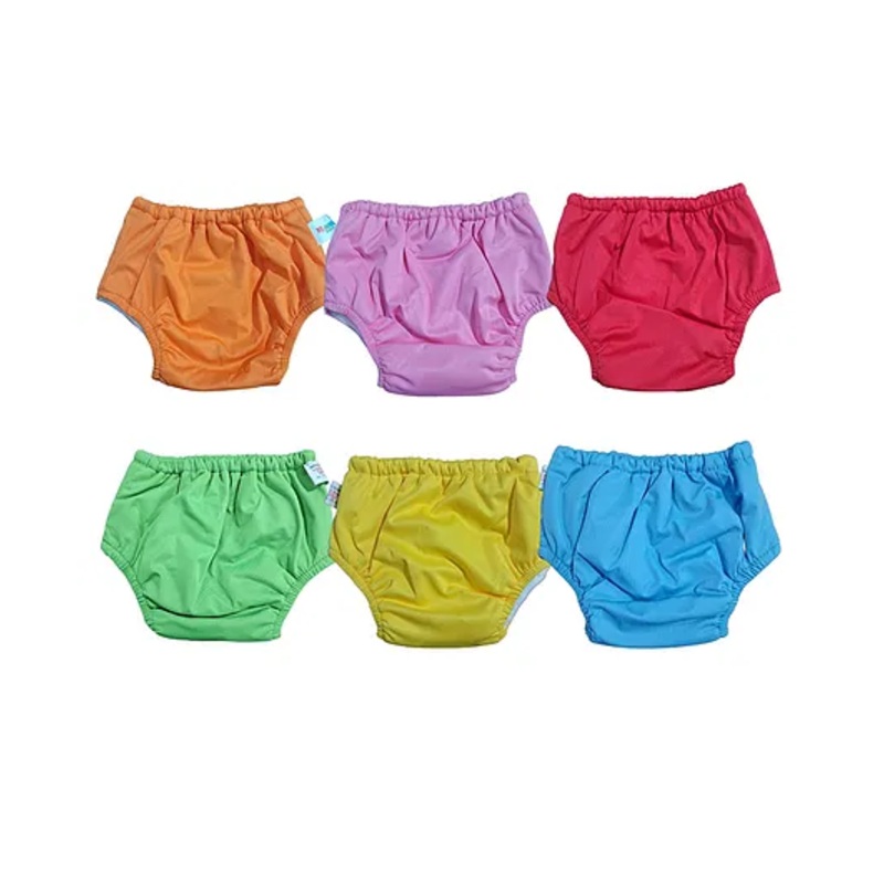 Chinmay Kids Baby Panty Boys and Girls Reusable Washable Waterproof Plane Panty Pack of 6