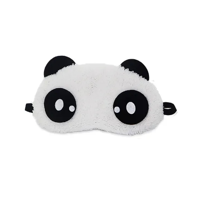Jenna Dot Eyes Panda Sleeping Eye Mask – White & Black