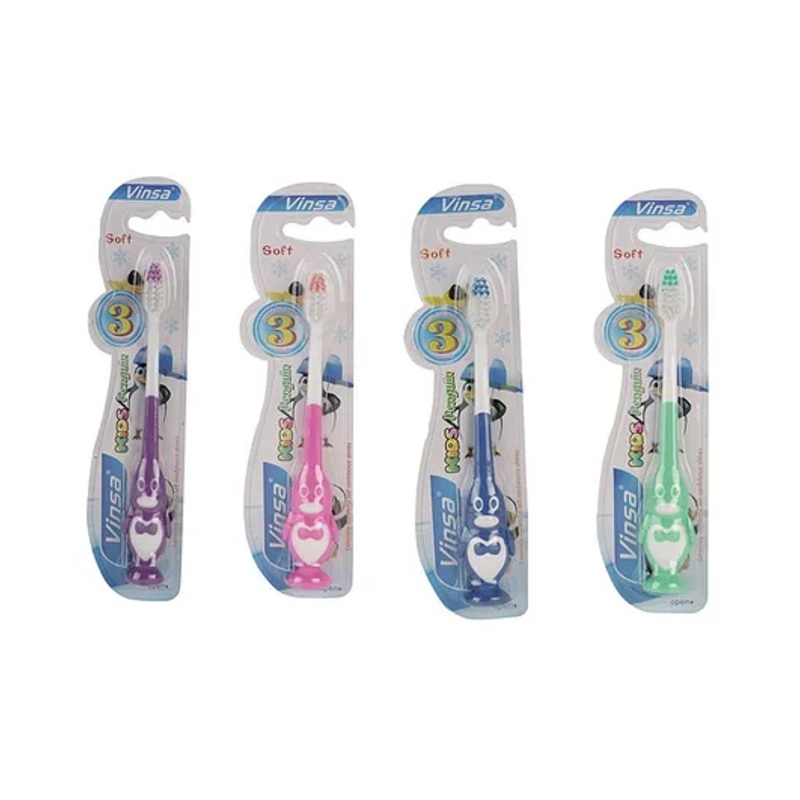 Passion Petals Penguin Design Toothbrush (Colour May Vary) – Set Of 4