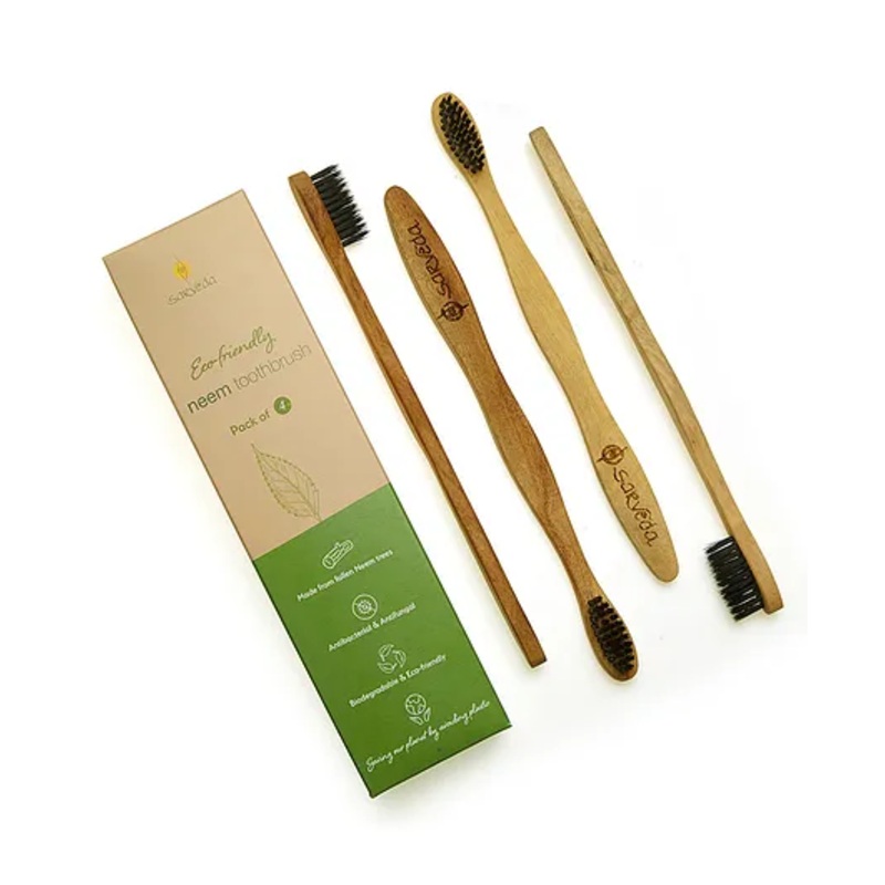 Sarveda Neem Toothbrush Pack of 4