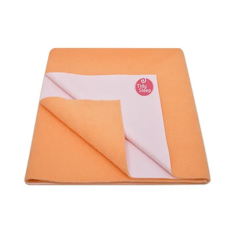 Tidy Sleep Ultra Absorbent Baby Dry Sheets & Bed Protector – Peach