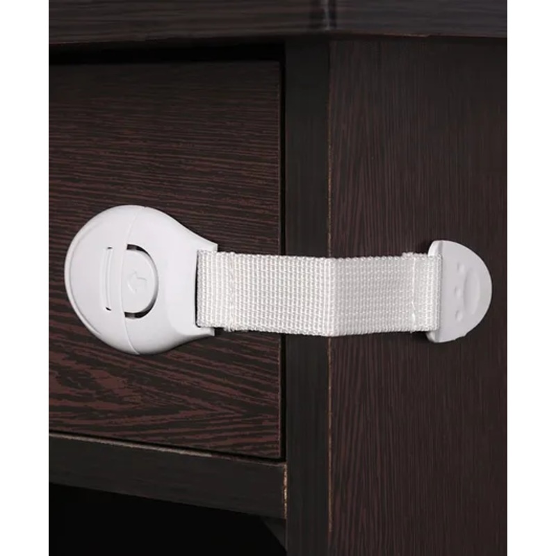Zoe Safety Cabinet Locks Pack of 8 – White