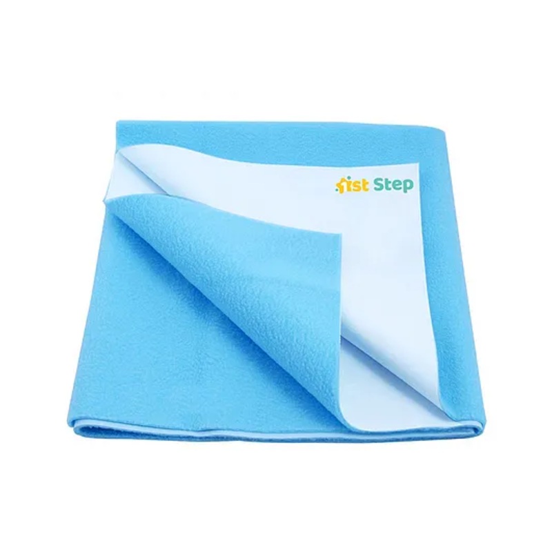 1st Step Dry Extra Absorbent Bed Protector Sheet Large – Light Blue