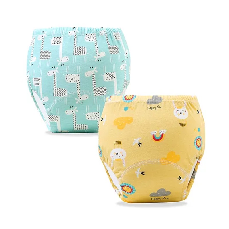 Bembika Babies Cotton Potty Training Pants, Printed Design Pack 2 Large Size – Multicolor