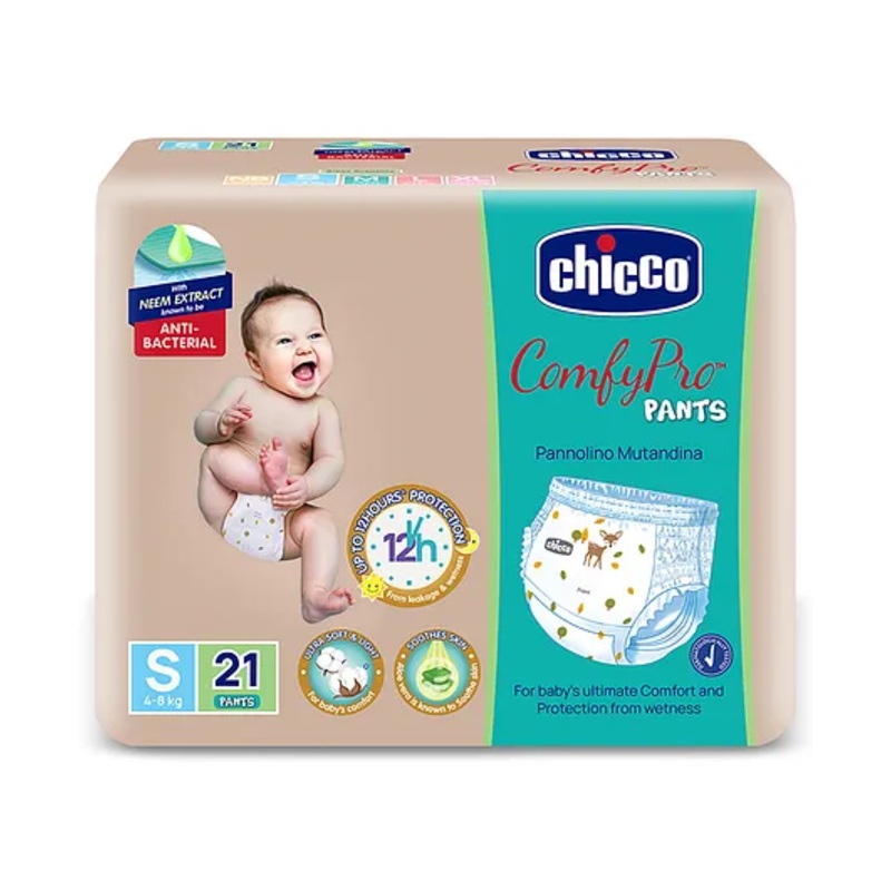 Chicco Comfypro Diaper Pants Small – 21 Pieces
