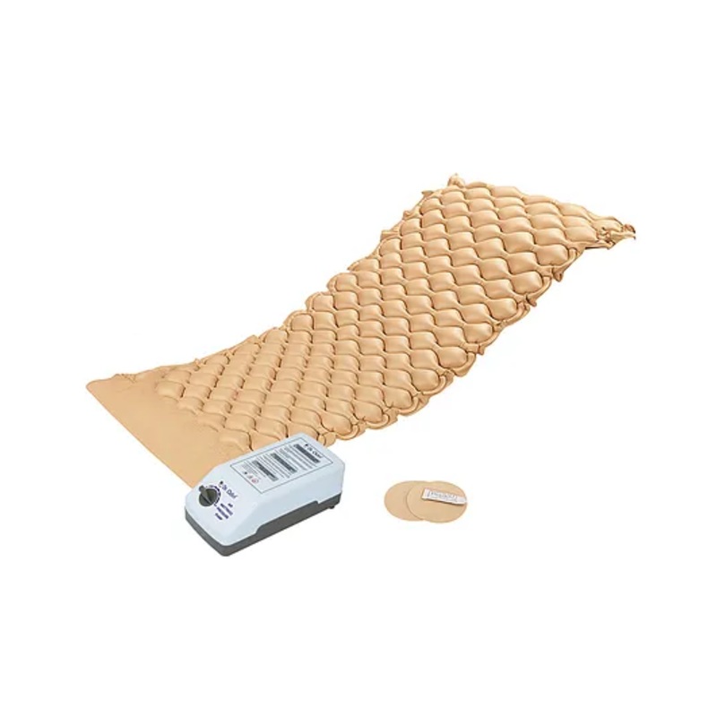 Dr. Odin OAM001 Anti-Decubitus Electric Portable Air Mattress | Back Support, Quick Inflation, Pressure Adjustment | Ideal for Bedridden Patients | 240x100x6, Brown
