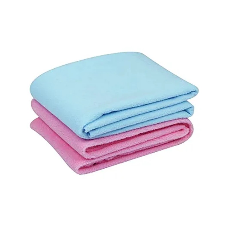 Elementary Smart Dry Waterproof Large Bed Protector Sheet Pack of 2 – Blue & Pink