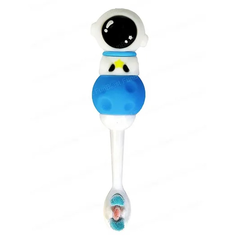 FunBlast Space Astronaut Design Toothbrush for Kids  Blue