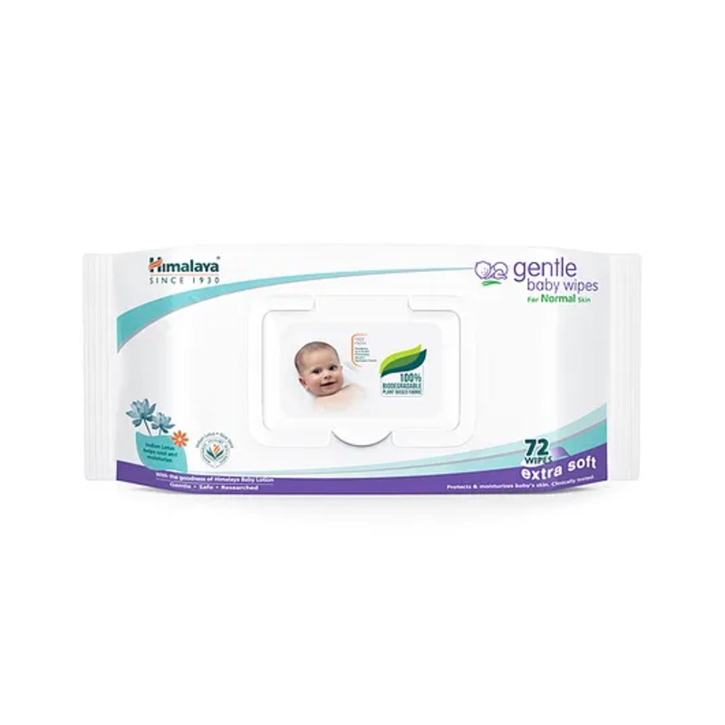 Himalaya Herbal Gentle Baby Wipes – 72 Pieces