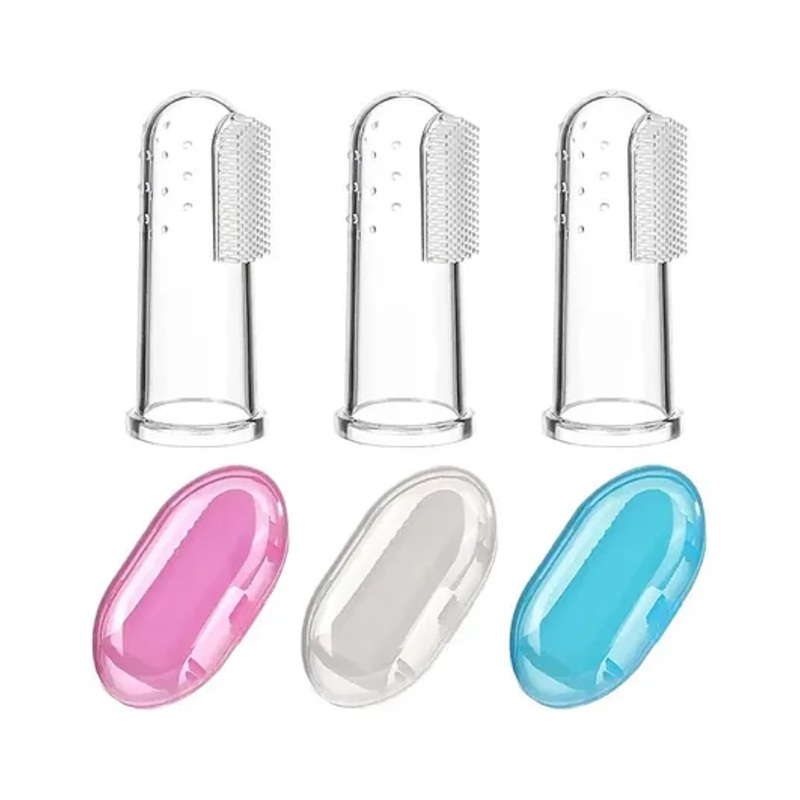 Mihar Silicone Figure Brush With Case Pack Of 3 – Multicolor